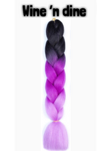 Load image into Gallery viewer, Queen Rainbow Braiding Hair