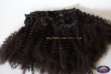 Load image into Gallery viewer, Afro Kinky Curly Clip In Hair Extensions