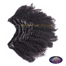 Load image into Gallery viewer, Afro Kinky Curly Clip In Hair Extensions