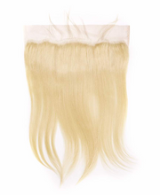 Load image into Gallery viewer, Malaysian Straight 613 Blonde Hair Lace Frontal