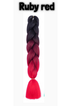 Load image into Gallery viewer, Queen Rainbow Braiding Hair