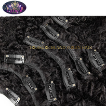 Load image into Gallery viewer, Afro Kinky Curly Clip In Hair Extensions