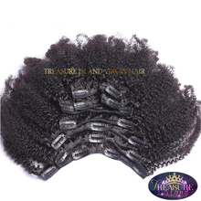 Load image into Gallery viewer, Afro Kinky Curly Clip In Hair Extensions