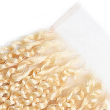 Load image into Gallery viewer, Malaysian Curly Kinky 613 Blonde Lace Closure
