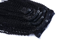 Load image into Gallery viewer, Kinky Curly Clip In Hair Extensions