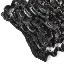 Load image into Gallery viewer, Deep Wave Clip Ins Hair Extension