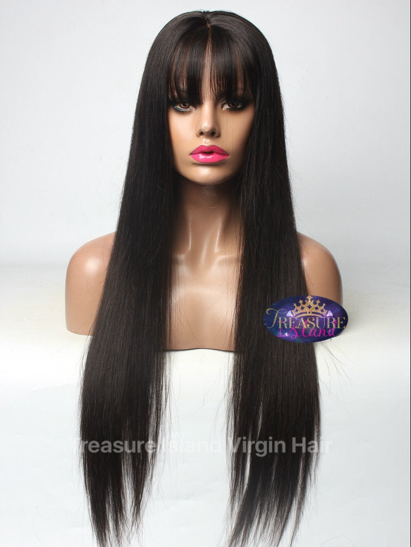 Straight With Bangs