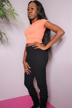 Load image into Gallery viewer, Rib Ruched Pants
