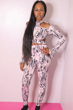 Load image into Gallery viewer, Cold Shoulder Top &amp; Pants Set
