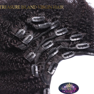 Afro Kinky Curly Clip In Hair Extensions
