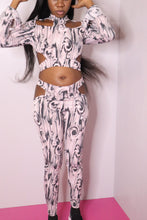 Load image into Gallery viewer, Cold Shoulder Top &amp; Pants Set
