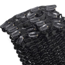 Load image into Gallery viewer, Kinky Curly Clip In Hair Extensions
