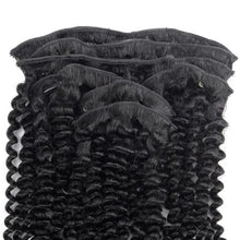 Load image into Gallery viewer, Kinky Curly Clip In Hair Extensions
