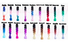 Load image into Gallery viewer, Queen Rainbow Braiding Hair

