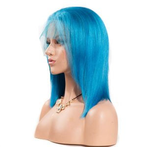 Straight Bob Colorful Lace Front Wigs
