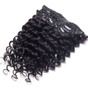 Deep Wave Clip Ins Hair Extension