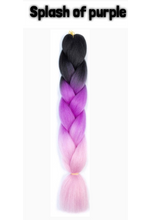 Load image into Gallery viewer, Queen Rainbow Braiding Hair
