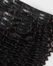 Load image into Gallery viewer, Kinky Curly Clip In Hair Extensions
