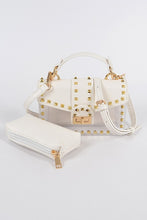 Load image into Gallery viewer, Studded See Through Clutch
