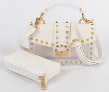 Load image into Gallery viewer, Studded See Through Clutch
