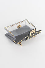 Load image into Gallery viewer, Studded See Through Clutch
