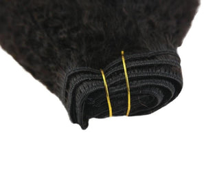 Kinky Straight Clip ins Hair extensions